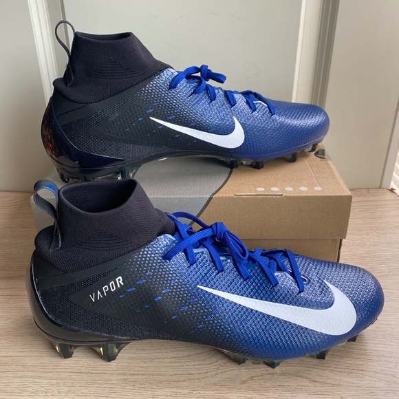Nike Vapor Untouchable Pro 3 Royal Blue/ Black Football Cleats Men - SZ 15 - Picture 3 of 10